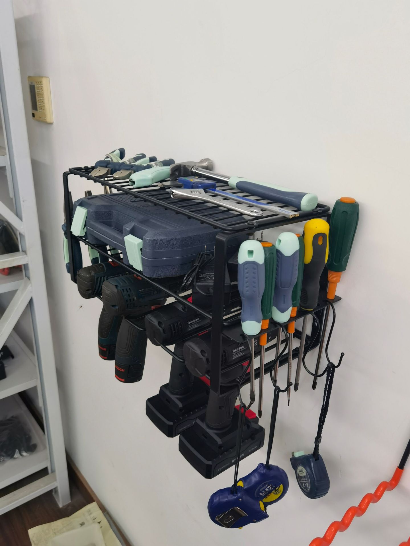 Screwdriver Vise Drill Drill Power Tools Storage Wall Hanger Hook S Hook Three Layers details Picture