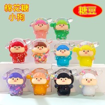 Tok Tok boom large marshmallow dog blind box decoration into oil quicksand doll hand decorative small gift wholesale
