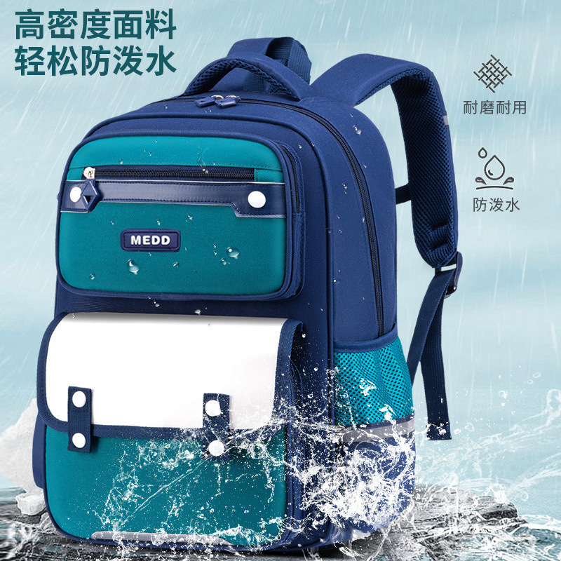 New School Bags For Children 3-6 Grade Elementary School Students Lightweight Oxford Cloth Breathable Backpack Wholesale Distribution Application Scenario