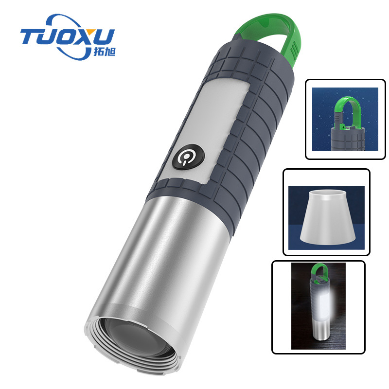 Outdoor camping flashlight, high-intensity charging, outdoor ultra-bright emergency lighting, led work light, auto repair side light