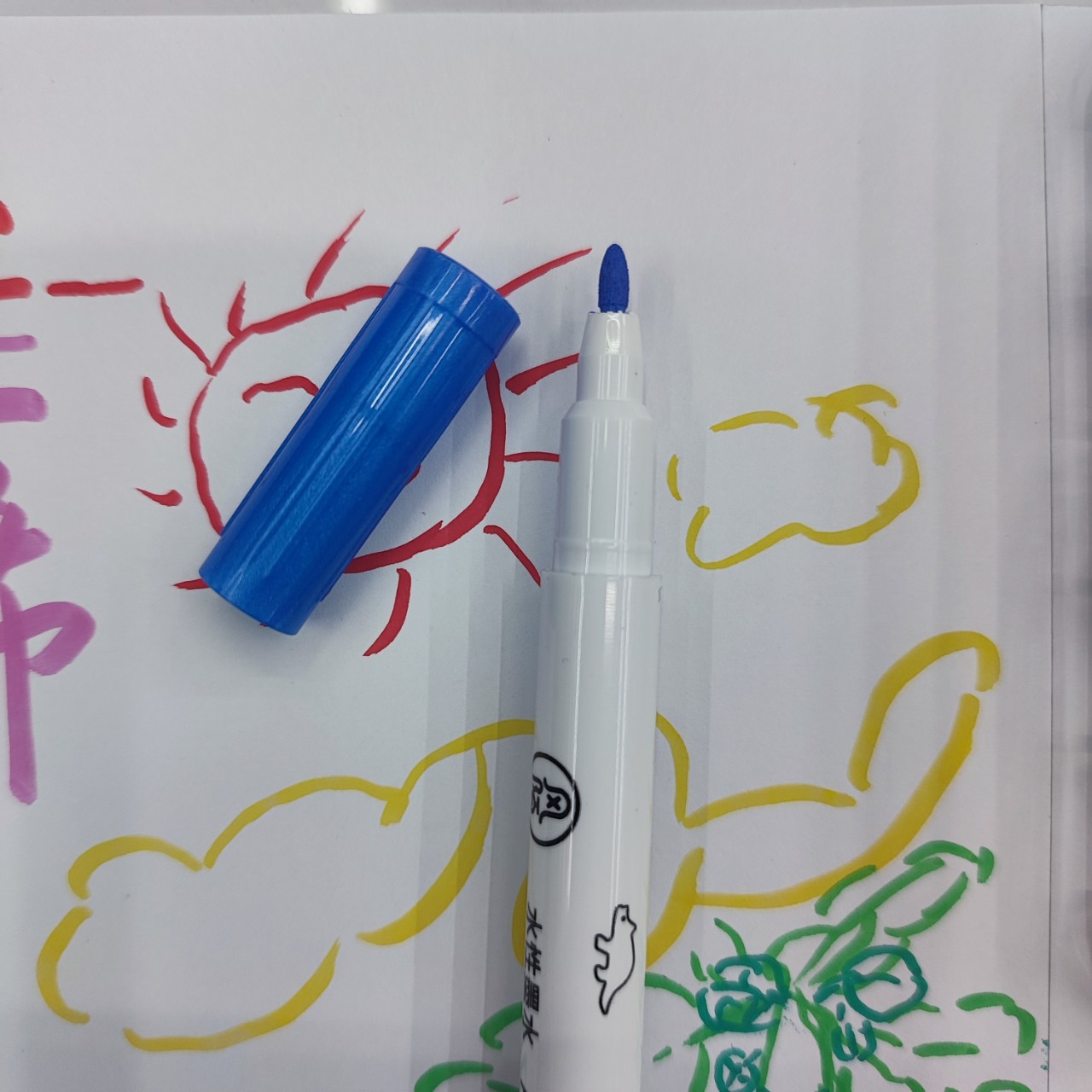 Fm-1009Fomax Soft-Head Round Head Acrylic Double Head Marker Pp Box Hand-Painted Diy Art Graffiti Set Specification drawing