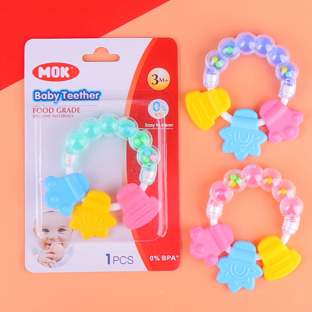 MOK Baby Ringing teething Gel, teething gel, crying and Soothing toy, teething Silicone teething Fun, exclusively for cross-border use details Picture