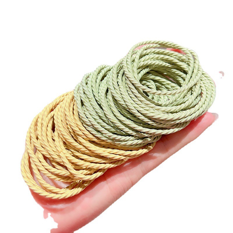 Elastic Band Female Tie Hair Circle High Elastic Durable Hair Rope 2022 New Simple Temperament Hair Rope Hair Accessories Item Picture