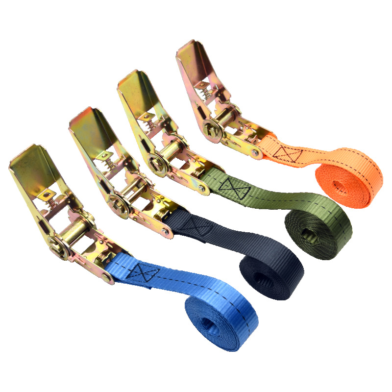 Orange tensioner binding straps, motorcycle luggage battery and battery fixing straps, pallet goods binding straps wholesale Specification image