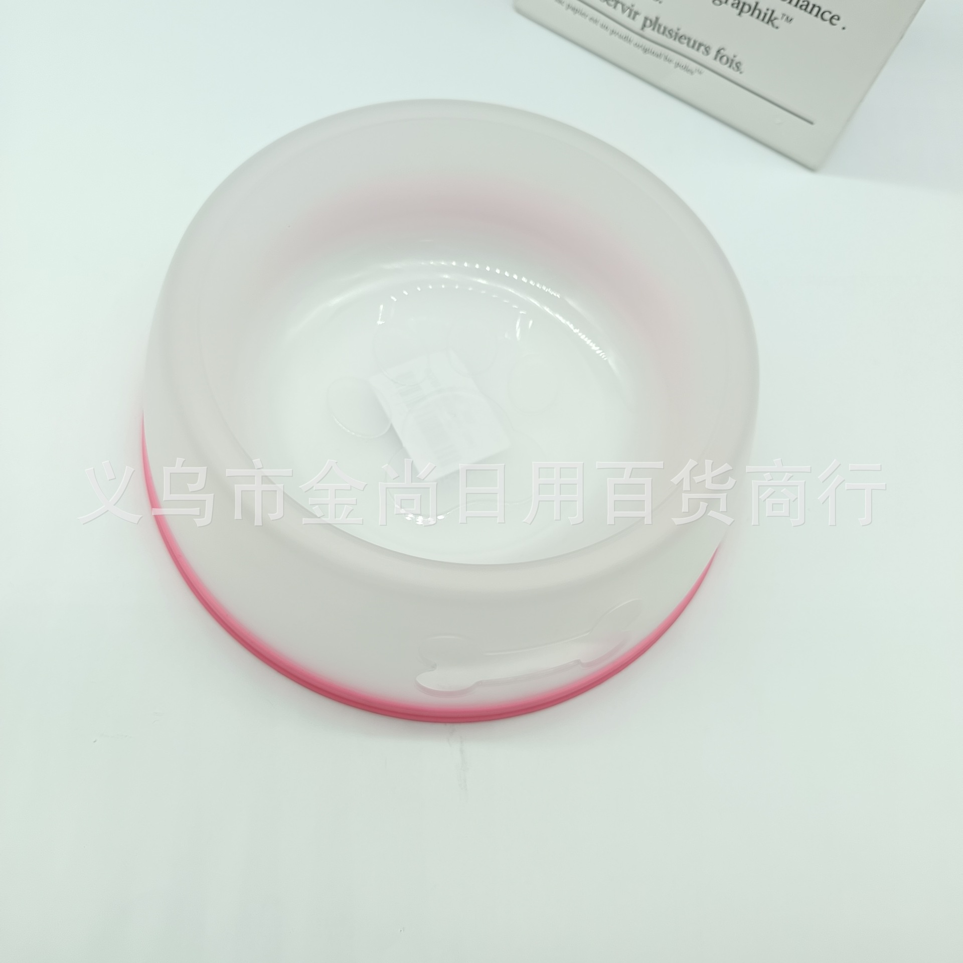 Cat and dog bowls, pet supplies, transparent color, anti-tipping, neck protectors, drinking water, detachable double bowls, cross-border wholesale stock, feeding Specification drawing
