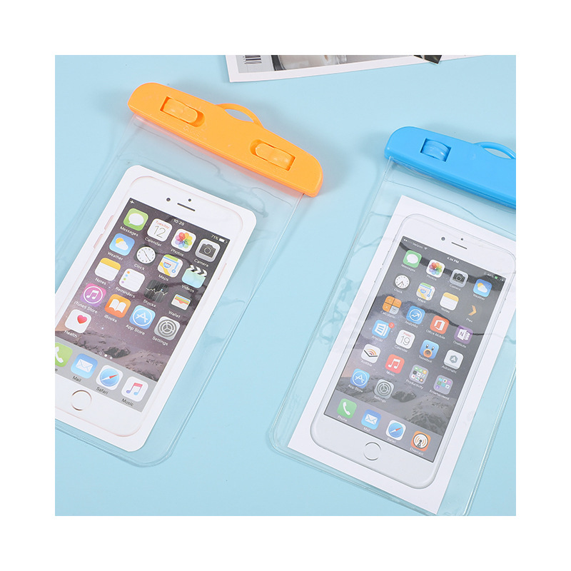 Factory wholesale of clips, transparent waterproof covers, touch screen cartoon sealed bags Item Picture