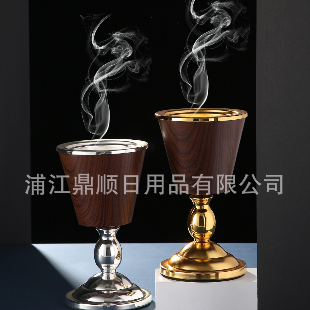 跨境中东沙特阿拉伯金色铁艺香炉家居烛台装饰品香熏炉杯摆件
