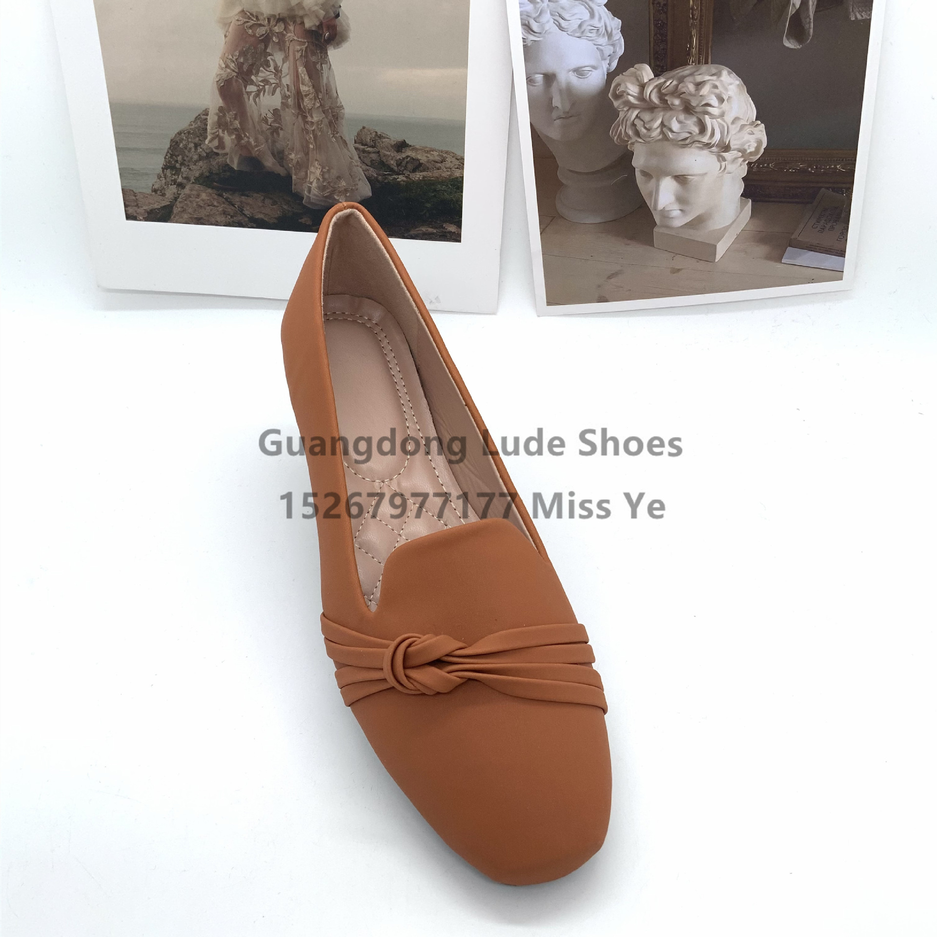 New Spring And Summer Single Shoes Ladies Casual Single Shoes Comfortable With Guangzhou Women's Shoes Craft Shoes Non-Slip Flat Shoes Women