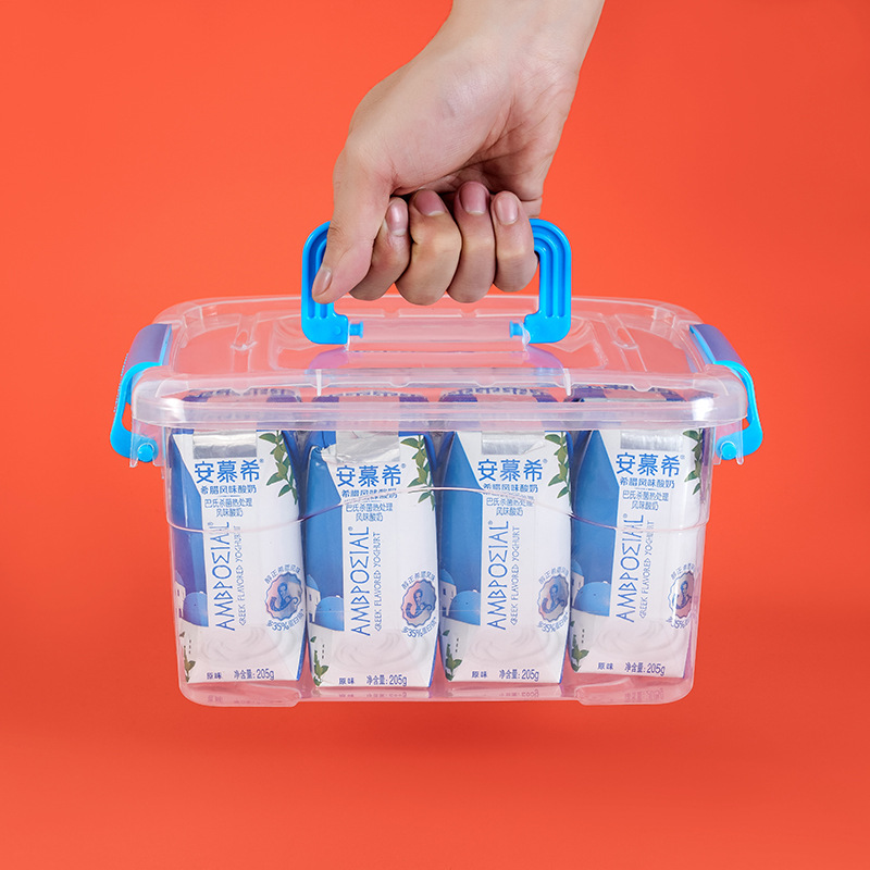 Storage Box Portable Children's Toy Box Laundry Coagulant Storage Box Clothes Snacks Organizer Pp Transparent Storage Box Application Scenario