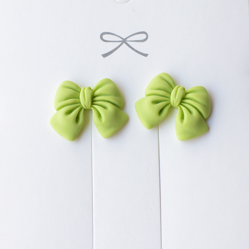 蝴蝶结数据线保护套手机壳树脂小配件DIY奶油胶公仔冰发夹装饰详情8