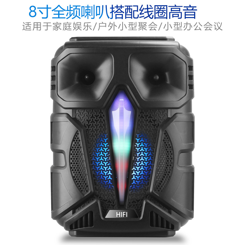Rx-8135A 8-Inch Mobile Portable Square Dance Speaker K Song Bluetooth Karaoke High-Power Bluetooth Speaker Application Scenario