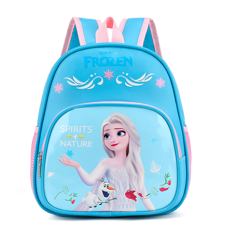 New wholesale schoolbags for primary school students, boys' and girls' tutoring, Elsa Spider-Man cartoon schoolbags, anime kindergarten schoolbags details Picture