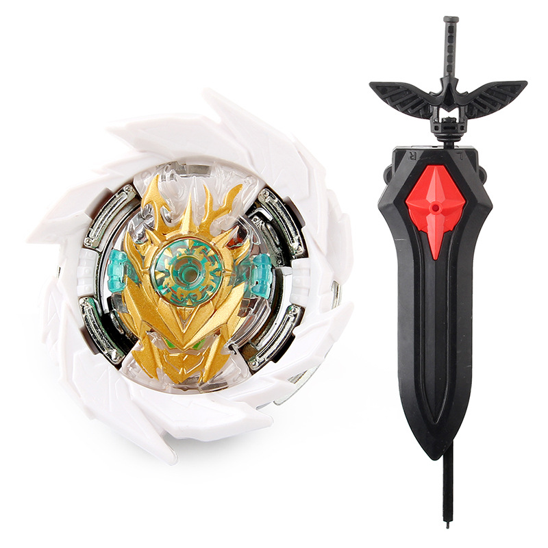 Factory supply Z brand burst gyroscope toy Super King Series B00-169 Bidirectional pull ruler sword-shaped launcher box details Picture