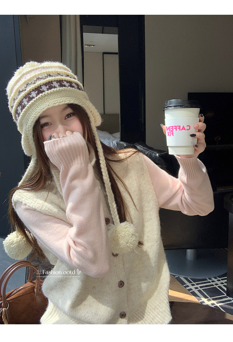 毛衣女秋冬2025新款无缝一体时髦洋气修身百搭显瘦针织上衣详情15