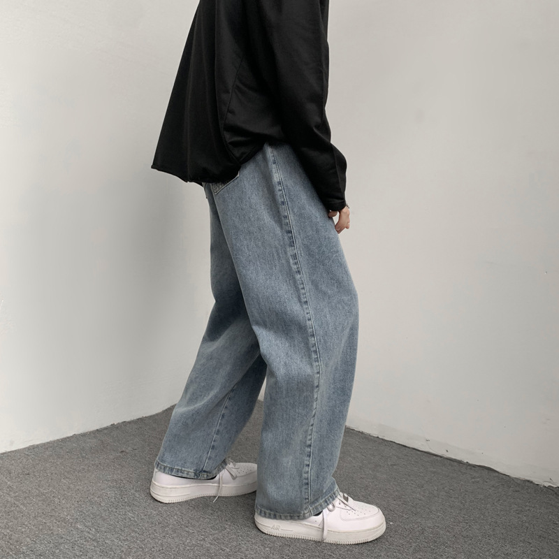 男士牛仔裤实物图
