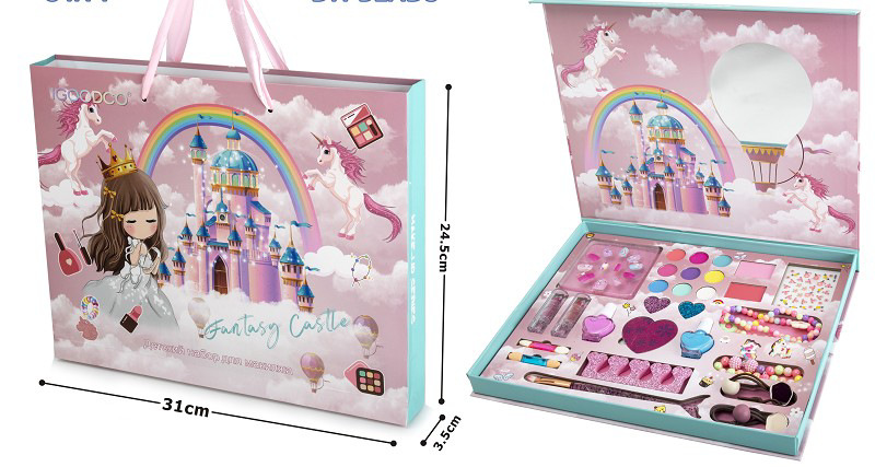 跨境儿童化妆/女孩手提化妆产品图