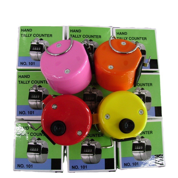 Mini color press manual counter, pedestrian flow statistics counter, cute hand press counter in multiple colors pic 5