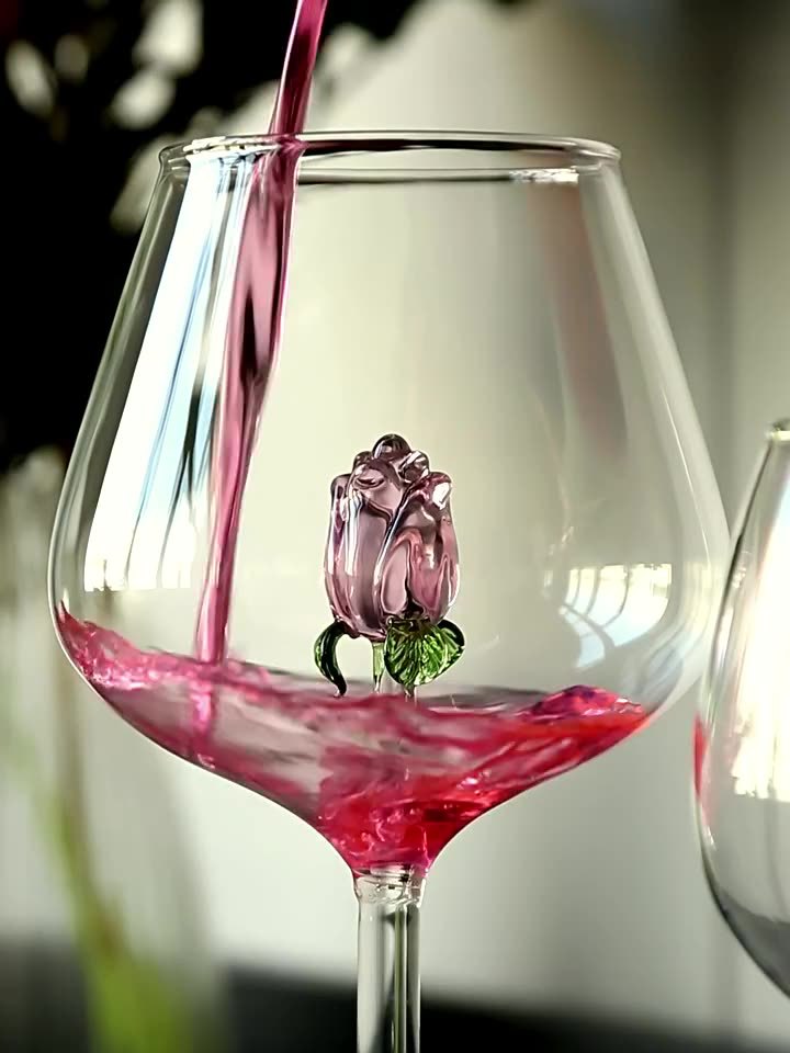 Creative and cute rose goblets