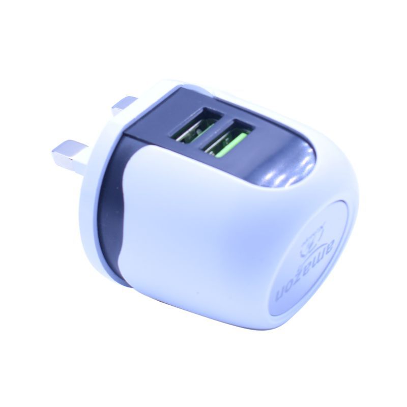 Y02英规B/批发定制电源/手机充电器白底实物图