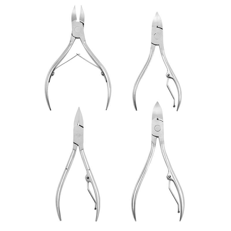 Stainless Steel Nose Pliers 8714 All Steel Handle Nail Clippers Nail Groove Pliers Gray Nail Clippers Exfoliating Pliers Logo Item Picture