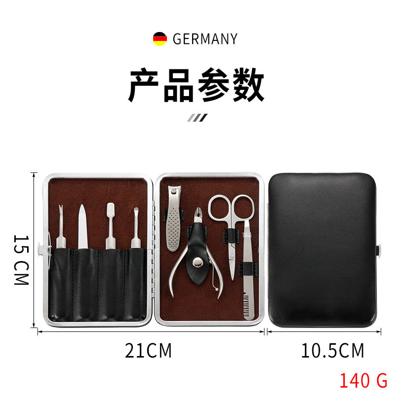 Factory direct sales of stainless steel 420 nail clippers set of 8 pieces, nail cutting tools, dead skin pliers, nail clippers set customization shanilak Application Scenario