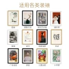 A 6-inch wooden photo frame stand for wall mounting, A3, A4 paper picture frame, 4-page, self-mounted large-sized oil painting frame, 12 inches Application Scenario