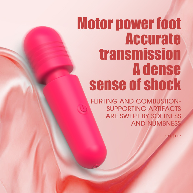 New silicone mini AV stick female masturbation massager vibrator adult fun full figure