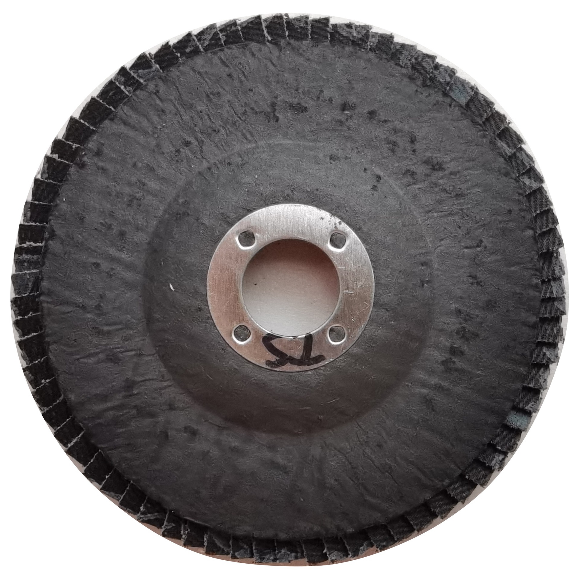 加厚平面砂布白底实物图