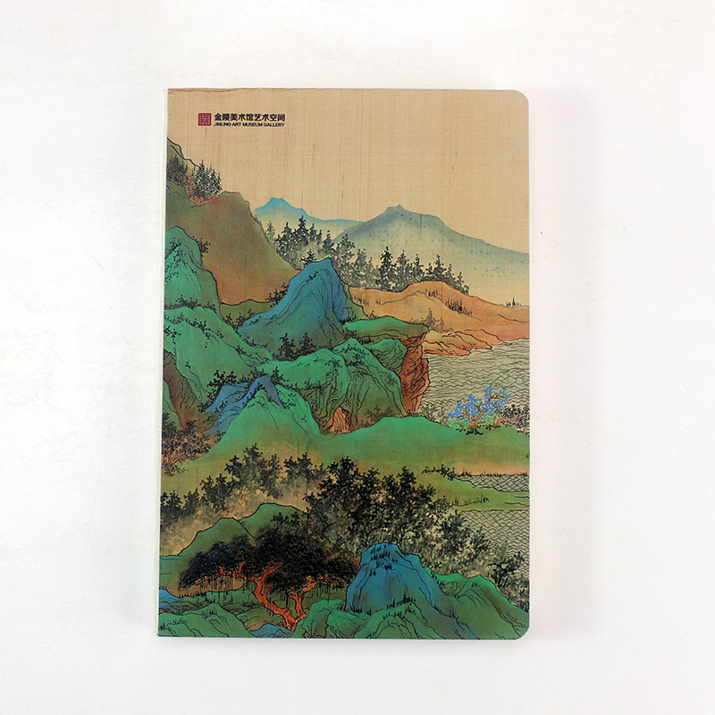 Cultural and creative Palace Museum bare-back patchwork notebook, stamp collection bare-bound book, Customized travel notebook, Scenic Area check-in Stamp book Application Scenario