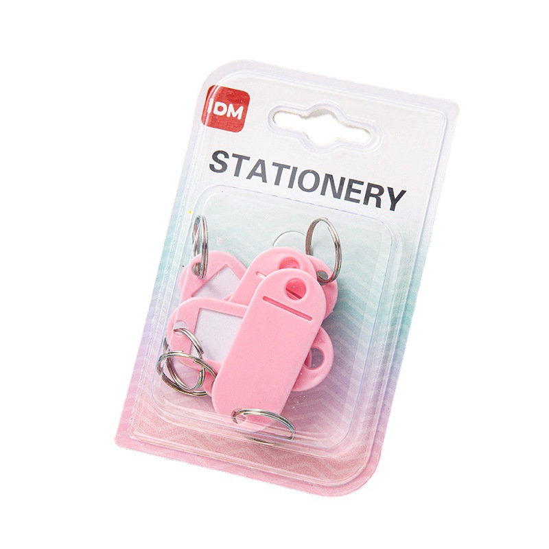 Cross border direct supply color plastic key plate wholesale can mark hotel number classification plate luggage deposit boarding pass Item Picture