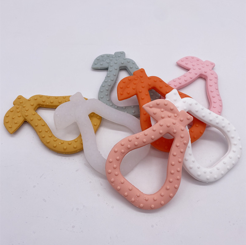 Silicone teething toys, food-grade soft bite gel, baby teething fun Silicone teething gel Specification image