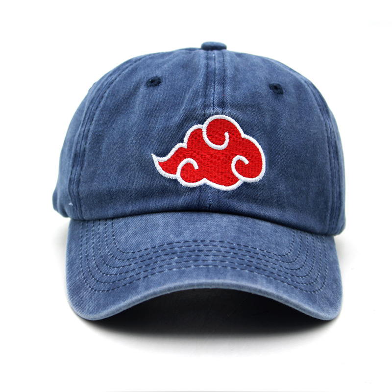 Aliexpress pop baseball cap anime Naruto Red Cloud embroidered baseball cap Dad hat