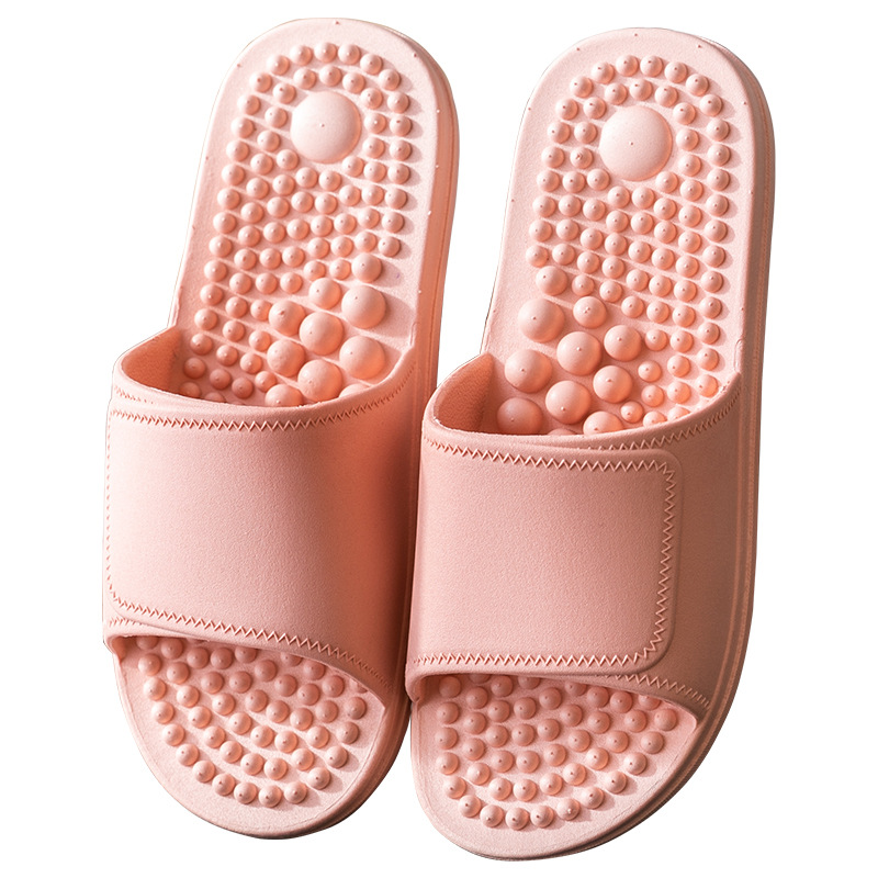Wholesale slippers female summer indoor home bath soft sole non-slip couple men massage slippers new style Item Picture