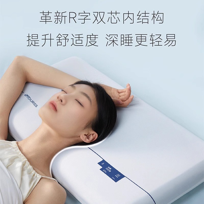 Deep Sleep PRO Pillow, the same style as the 2nd generation memory foam pillow core, adult pillowcase integrated cervical protection pillow core wholesale Specification image