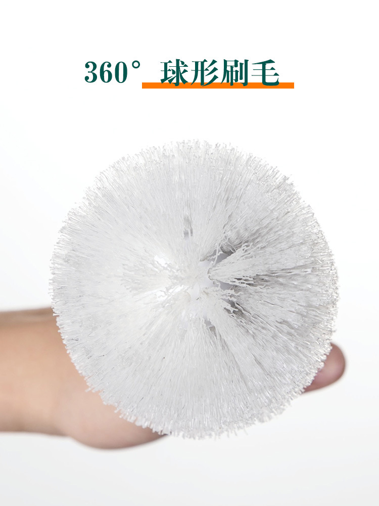 G160扭扭长柄马桶刷卫生间刷子创意清洁套装带底座无死角厕所刷洁厕刷细节图