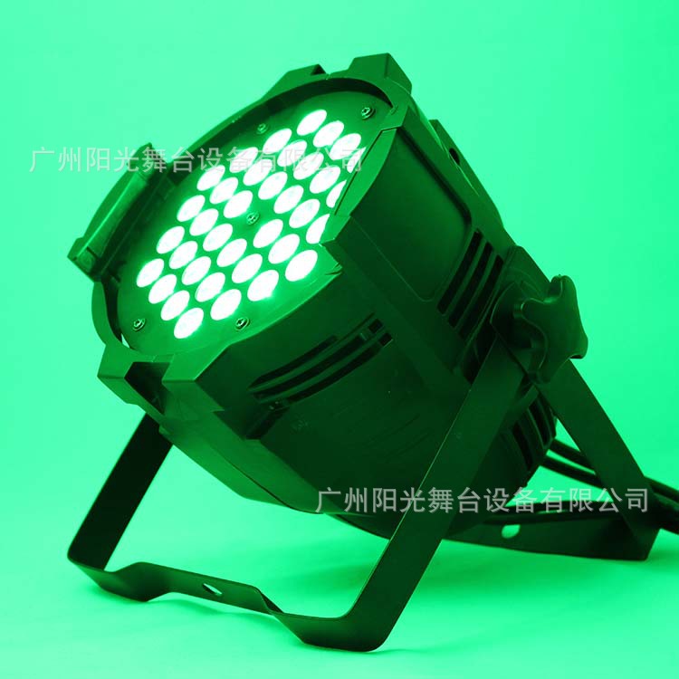 Stage lights 54 3w full color wedding bar lights KTV wedding stage room colorful background spotlights led lights Specification drawing