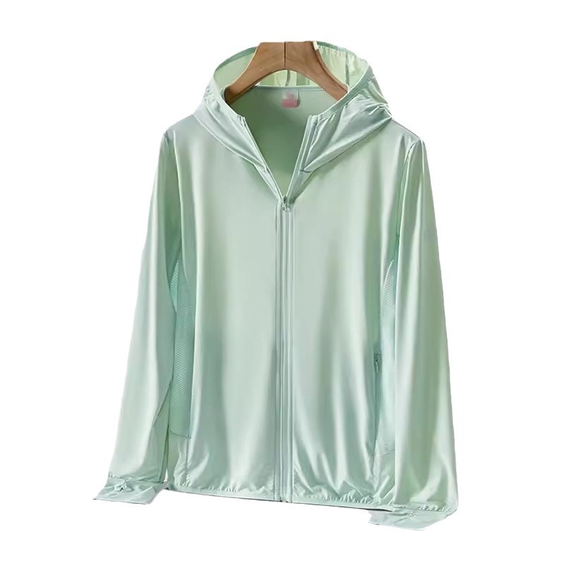 Upf50+ Ice Silk Sunblock Clothing Women's New Brim Original Yarn Summer Uv Protective Outdoor Sun-Protective Clothing Men And Women The Same Item Picture