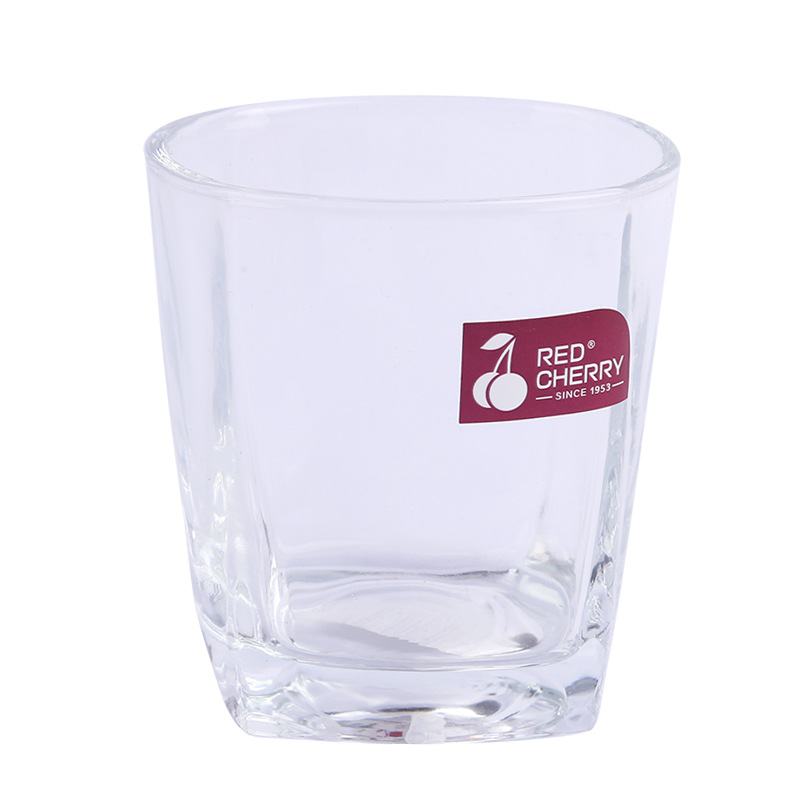 厂家塔斯曼水杯透明四方啤酒杯批发 多规格家用喝水杯四角玻璃杯详情图5