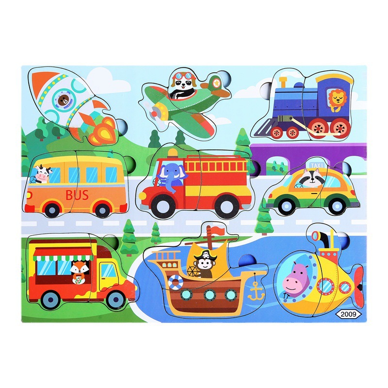 "Little Hands Build the World Clearance Baby Puzzle Board, Children's building blocks, Educational shape recognition, Boys' and Girls' toys wholesale. Item Picture