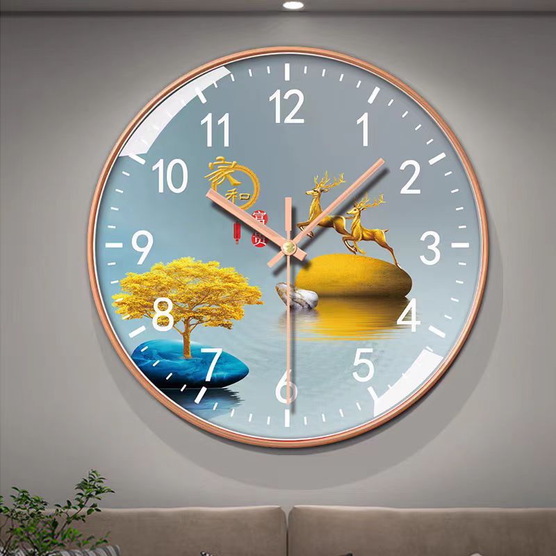 挂钟、壁钟、墙贴钟实物图