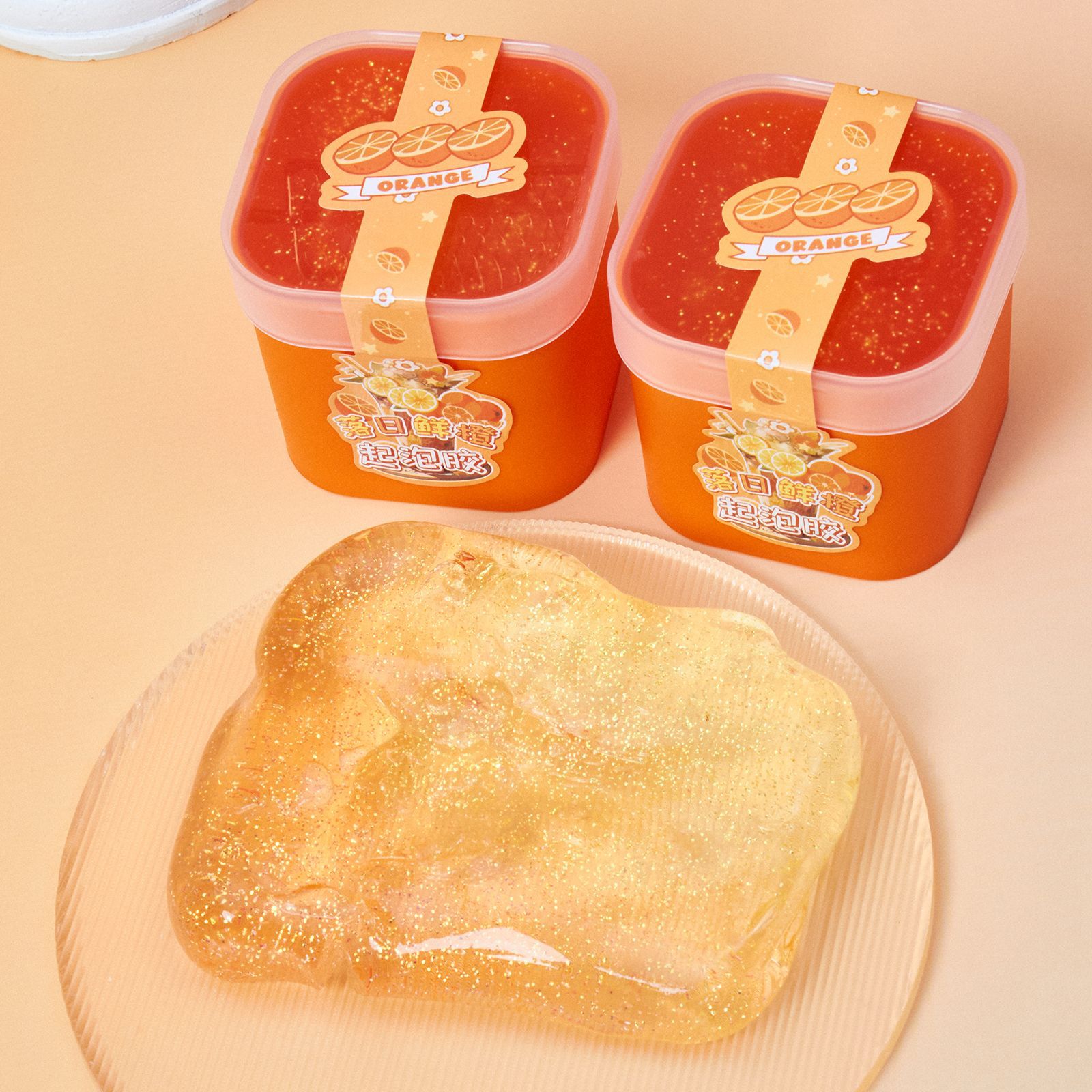 新多肉葡萄起泡胶儿童安全不粘手史莱姆水晶泥捏捏乐发泄解压玩具详情10