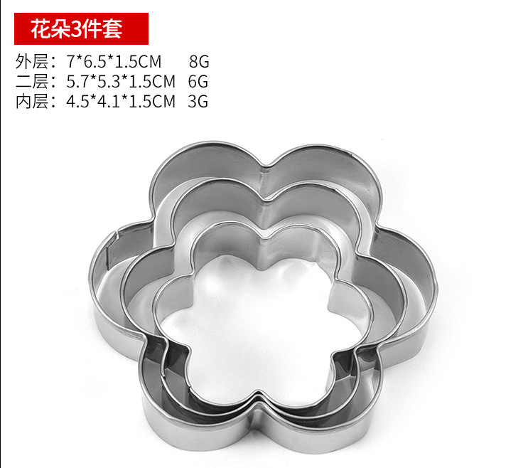 قالب من 12 قطعة من الفولاذ غير القابل للصدأ Specification image