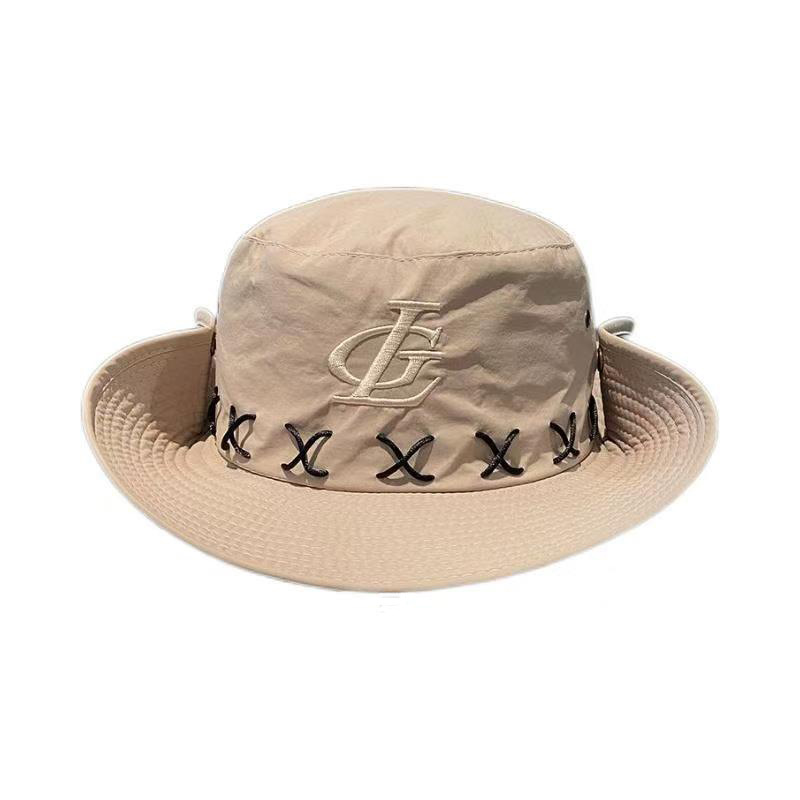 Summer hats: Men's fisherman hats, wide-brimmed sun hats, outdoor travel sun protection hats, women's fashionable and versatile hats Item Picture