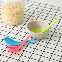 塑料仿瓷勺甜品雪糕勺拉面汤勺家用勺塑料勺子