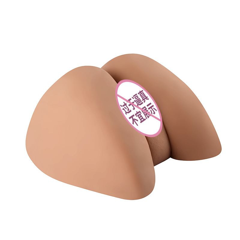 Airplane cup half doll male product entity big butt simulation double channel name device inverted mold masturbation device Specification drawing