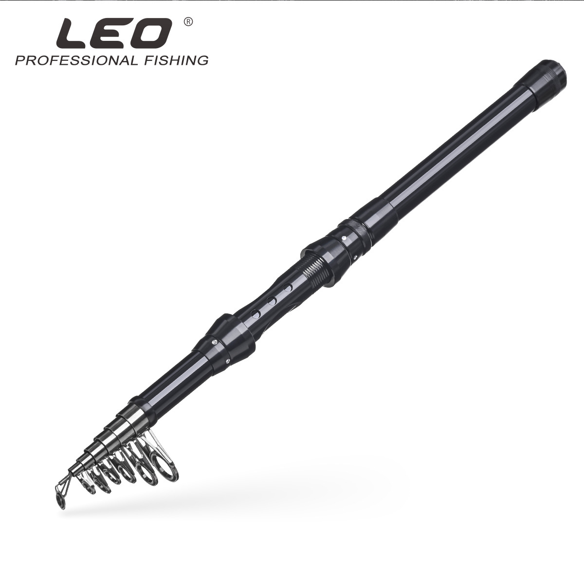 28170 Leo/ Leou 【Ru Black Short Pole 】 Shrinkage Luya Pole Sea Fishing Gear Wholesale Cross-Border Specification drawing