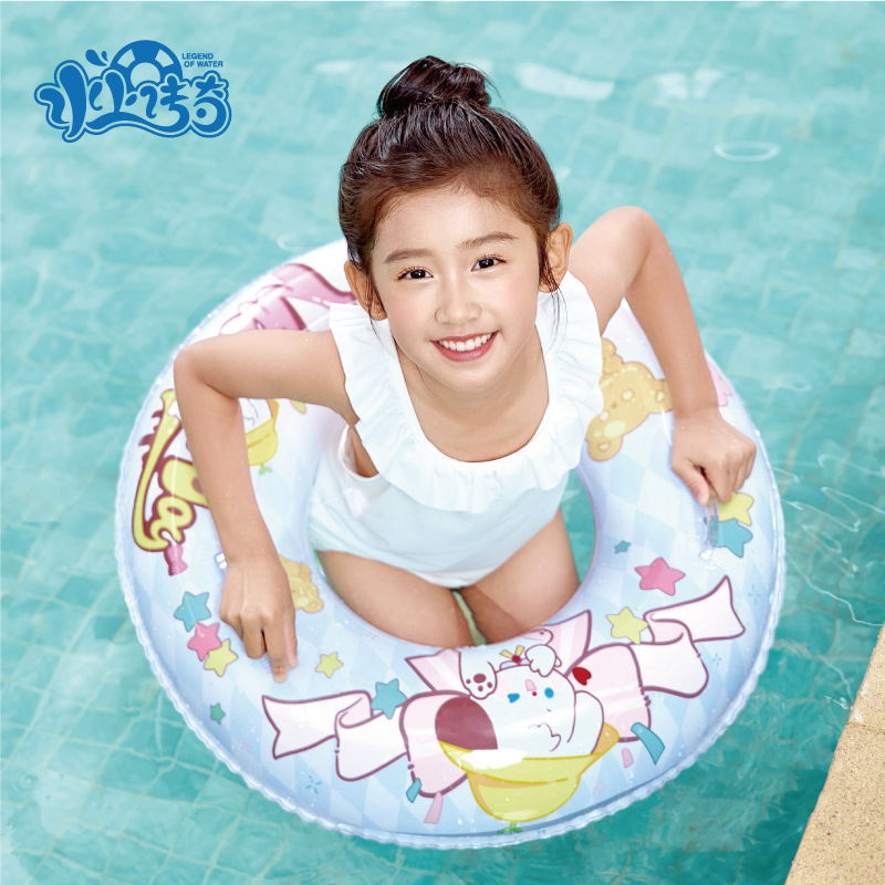 2024 New Product Source Factory Spot Swimming Ring Children Adult Cartoon Cute Water Inflatable Toys 60~90# Specification drawing
