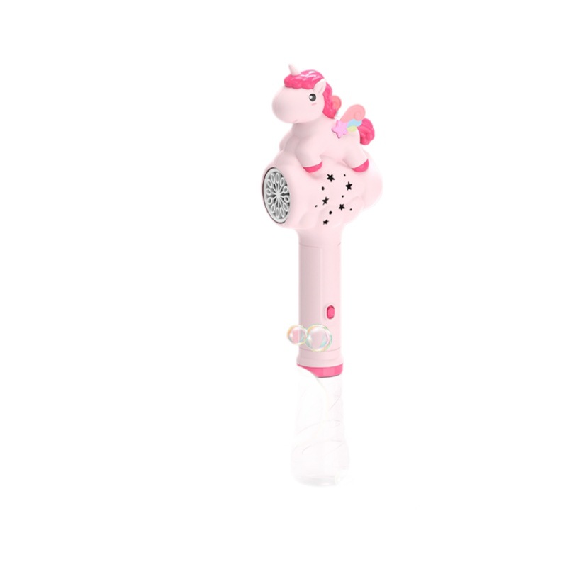 Unicorn Bubble Wand Automatic Handheld Bubble Gun Toy Electric Children Boys And Girls Cross-Border Stall Wholesale Item Picture