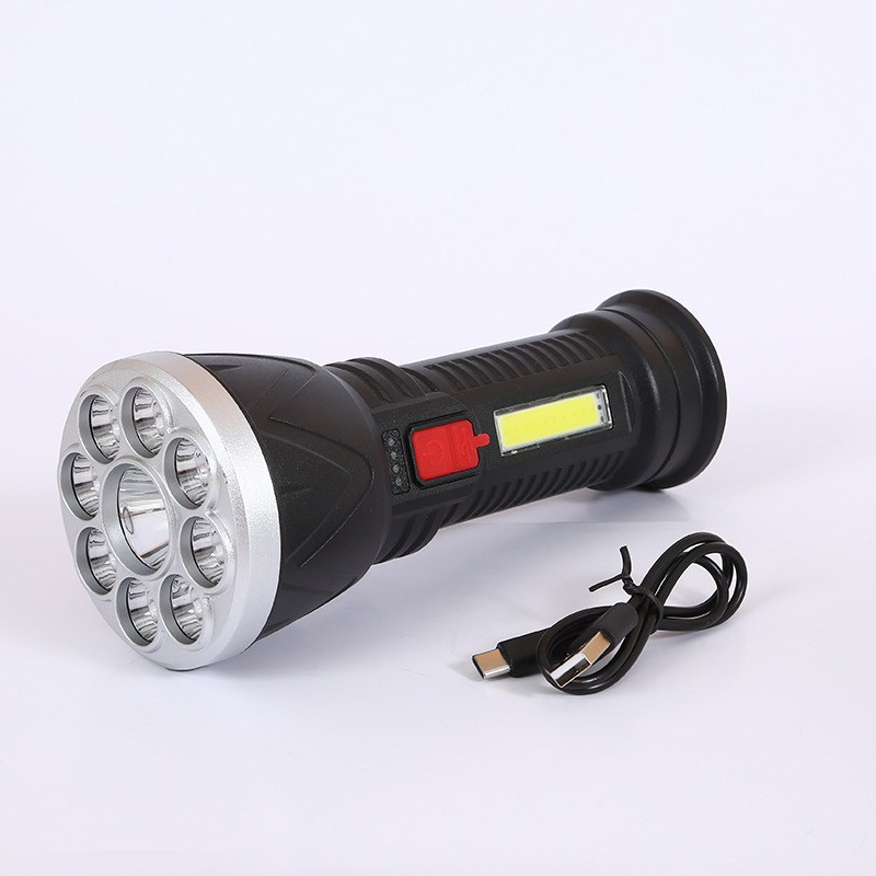 Cross-border 9LED high-intensity flashlight, Amazon night light ambient light, outdoor camping emergency multi-functional household lighting Application Scenario