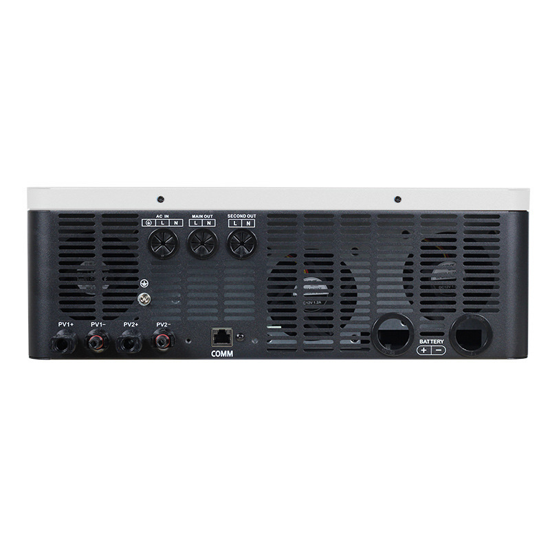 3000w80A家用太阳能光伏混合离并网充电控制逆变器一体机价格白底实物图